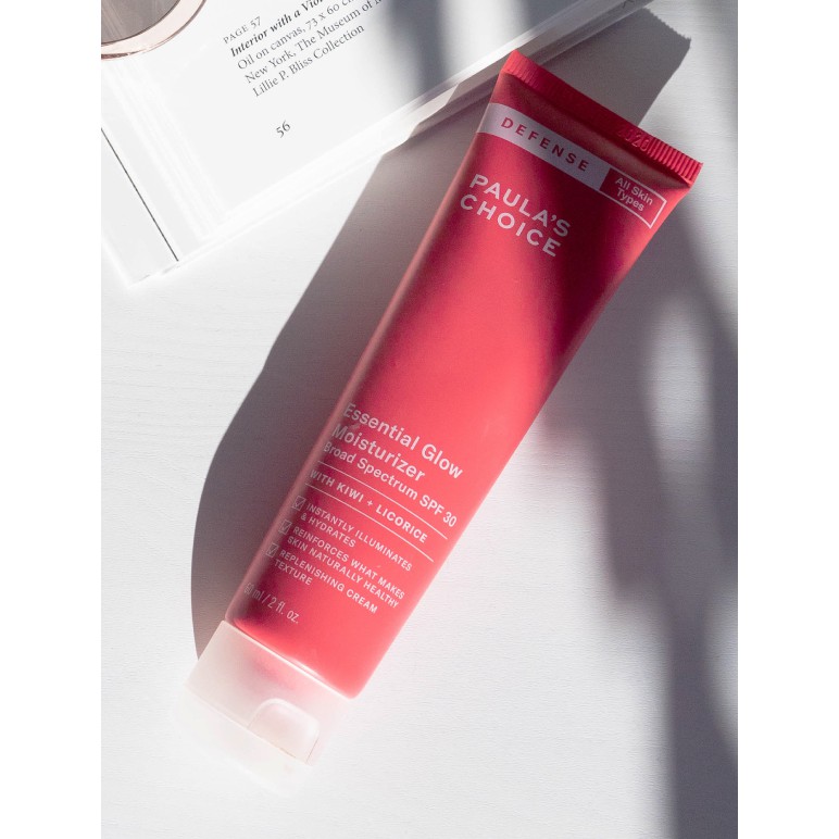 [PAULA'S CHOICE] Kem Chống Nắng Vật Lý Phổ Rộng Bảo Vệ Làn Da Defense Essential Glow Moisturizer SPF 30 60ml (Mã 2230)