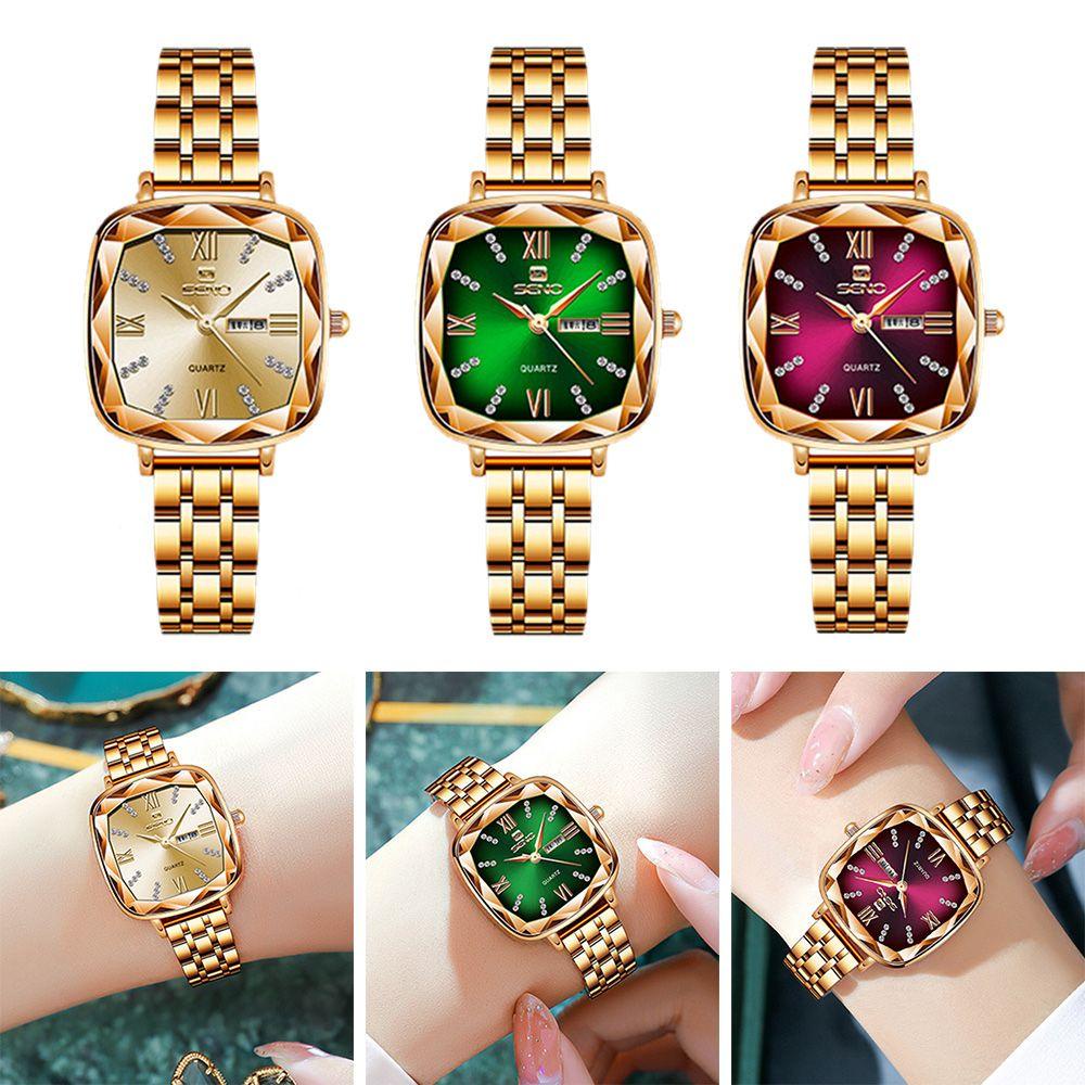 Đồng Hồ Dây Thép OKDEALS Quà Tặng Cho Nữ|Đồng Hồ Đeo Tay Thời Trang Cá Tính