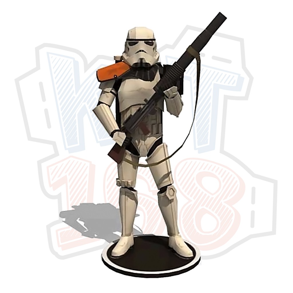 Mô hình giấy Anime Game Sandtrooper - Star Wars