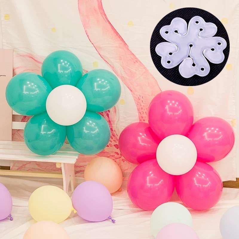 MIẾNG NHỰA KẾT BÓNG HÌNH HOA , PHỤ KIỆN TRANG TRÍ SINH NHẬT