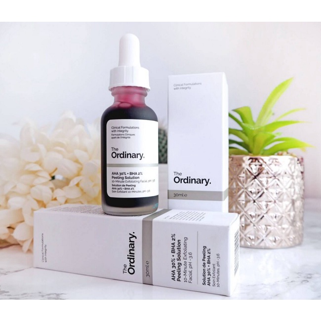 Tẩy da chết hóa học chuyên sâu The Ordinary AHA 30% + BHA 2% Peeling solution - 30ml - Skin.authentic | BigBuy360 - bigbuy360.vn