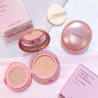 Kem Phấn Nền 2 Lần Che Phủ Laneige Layering Cover Cushion & Concealing Base (16.5g)