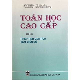 Sách - Combo Toán Cao Cấp Tập 1 + Tập 2 - Có tách lẻ