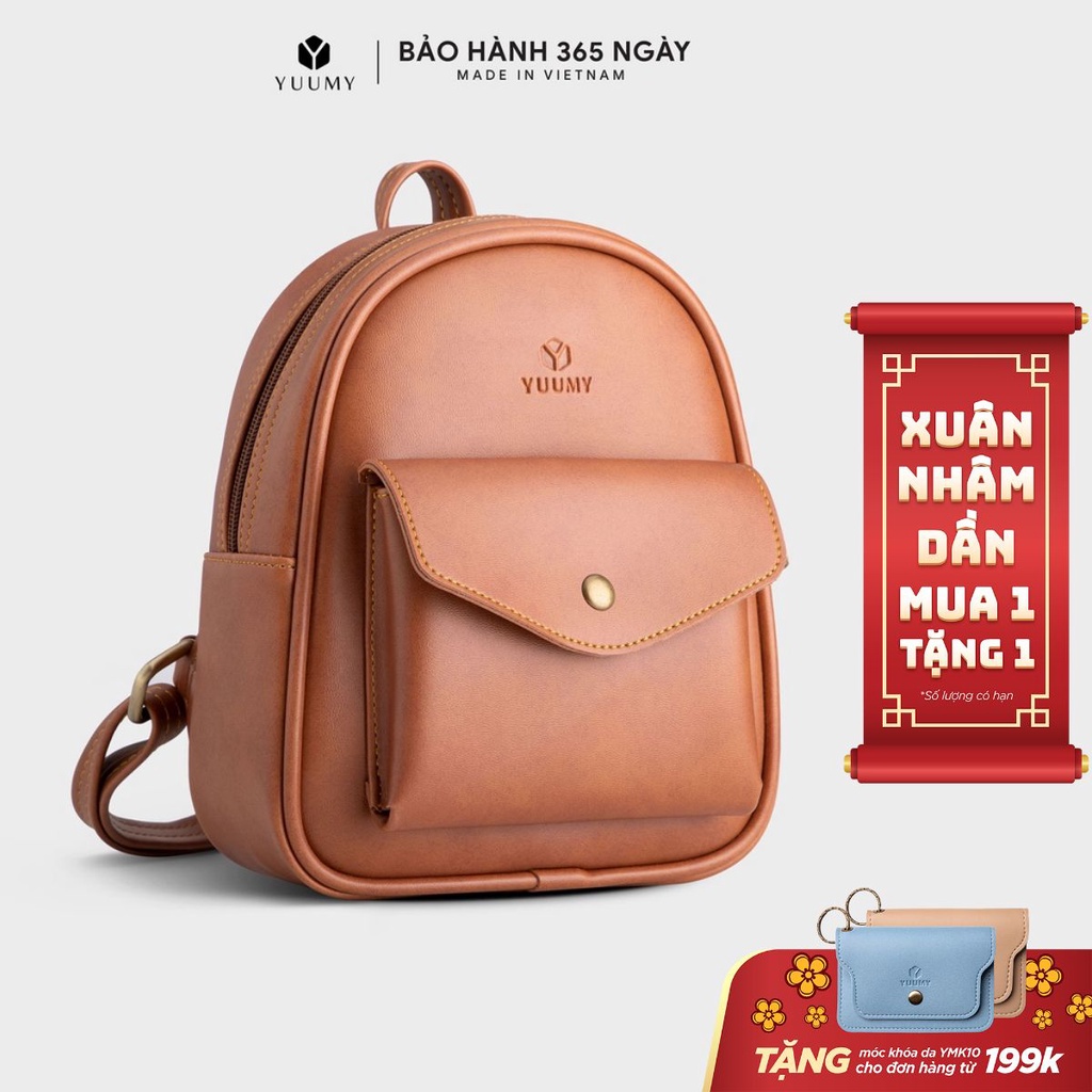 Balo nữ mini da trơn YUUMY Mellow YBA42