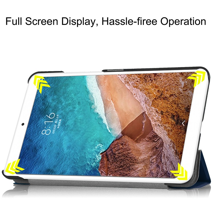 Bao Da Xiaomi Mi Pad 4 8 Inch Gấp 3 Cover Cho Máy Tính Bảng Hỗ Trợ Smart Cover