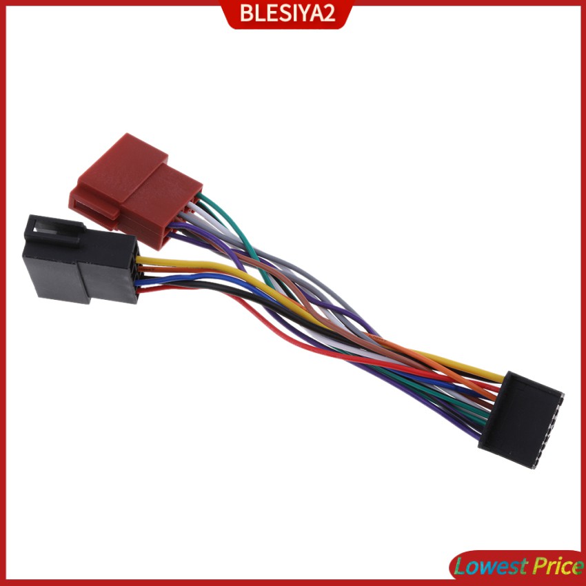 For Pioneer 2015 16 Pin to ISO Lead Wiring Loom Power Adaptor Radio Wire