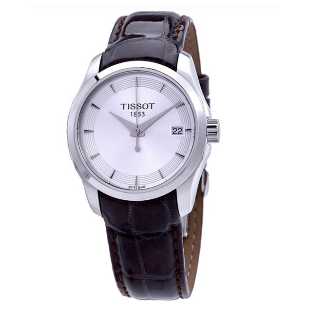 Đồng hồ thời trang cho nữ thương hiệu Tissot Classic Couturier Quartz Silver Dial Ladies Watch T035.210.16.031.03