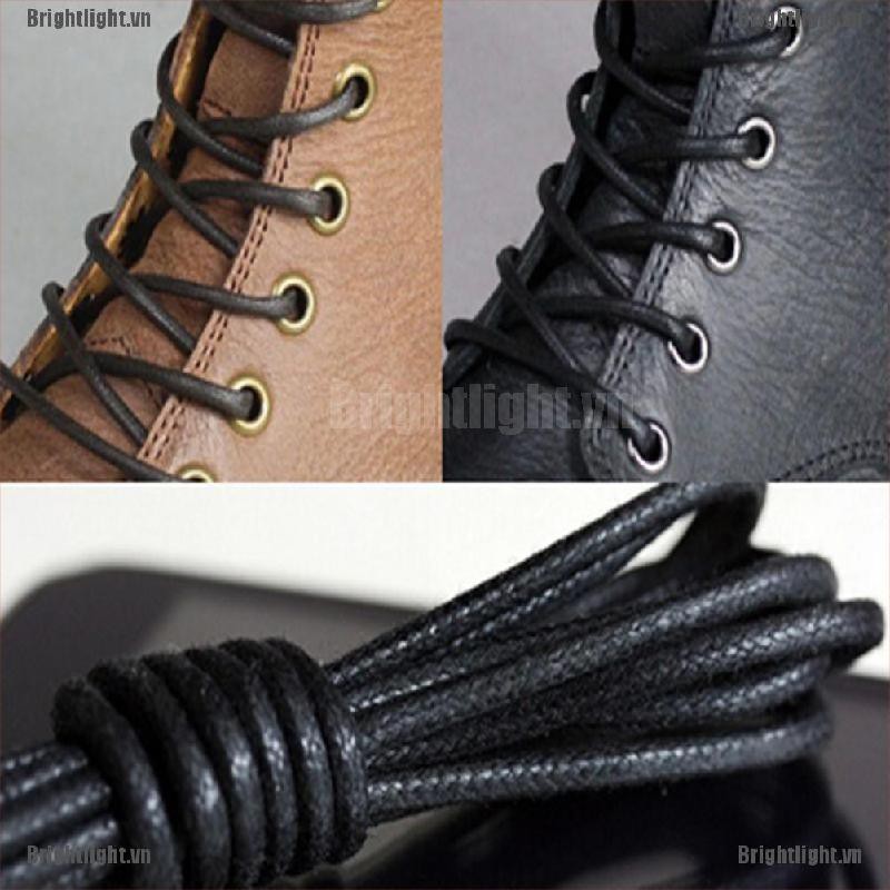 Cặp dây buộc giày bốt sợi tròn phủ sáp 27.6inch nhiều màu sắc tùy chọn