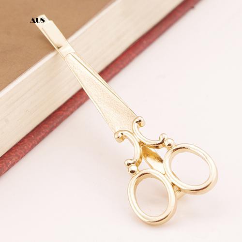 ♔Kẹp Tóc Hình Cây Kéo Màu Sắc Thời Thượng