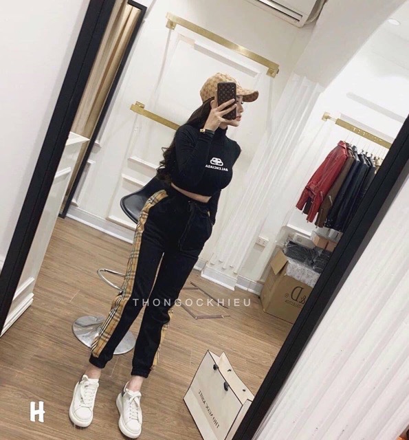 Áo thun tay dài cổ lọ balen chất thun borip cao cấp chuẩn shop | BigBuy360 - bigbuy360.vn