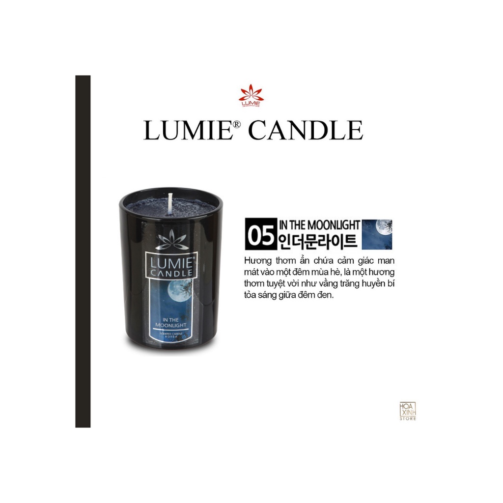 Nến Ly Thơm Cao Cấp Hàn Quốc LUMIE CANDLE Size M 270g - Phiên bản giới hạn