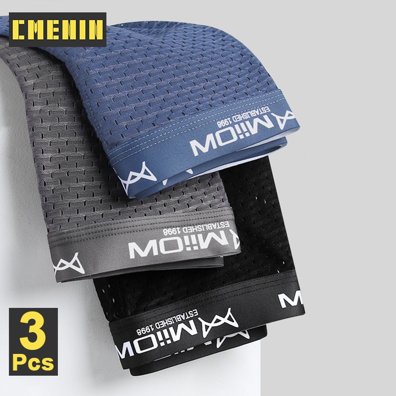 Quần LóT Boxer Cotton Nhanh Khô Cho Nam MW808 (3 MàU)