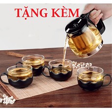 Trà gạo lứt xạ đen đẹp da, ngủ ngon, giảm cân- MUA 4 HỘP TẶNG BỘ BÌNH PHA TRÀ Không áp dụng cho Flashsale