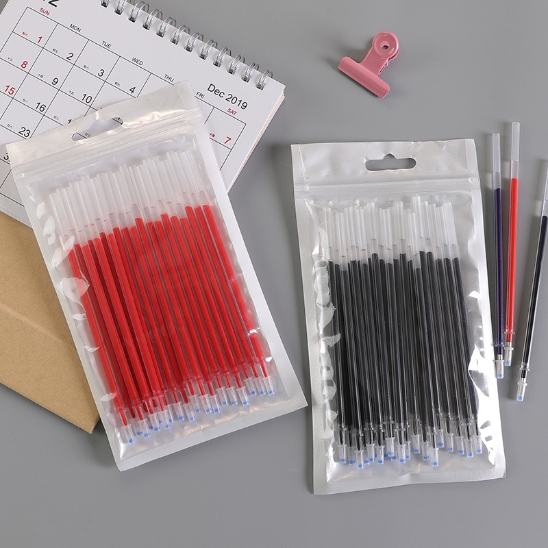 20pcs/pack gel pen refill refill 0.38mm full needle refill 0.5mm bullet refill water pen refill