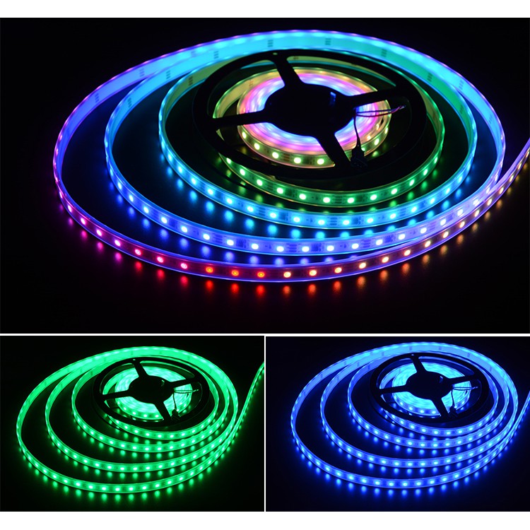 LED DÂY FULL MÀU WS2811 CHẤT LƯỢNG CAO CUỘN 5 MÉT | BigBuy360 - bigbuy360.vn