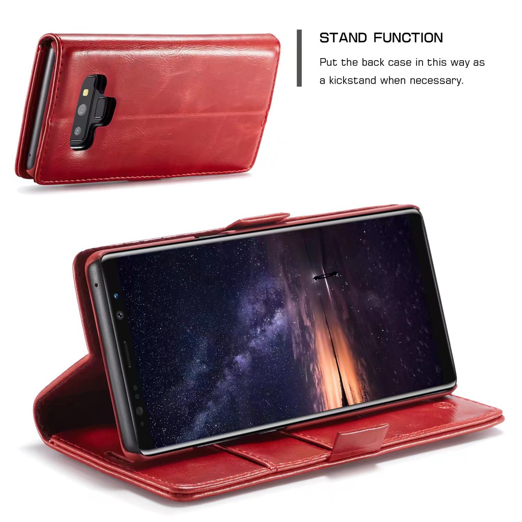 Bao Nắp Gập Chất Giả Da Vân Mờ Cho Điện Thoại Samsung Note8 / Note9 Ốp | BigBuy360 - bigbuy360.vn