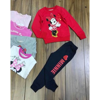 Bộ nỉ da cá cho bé gái