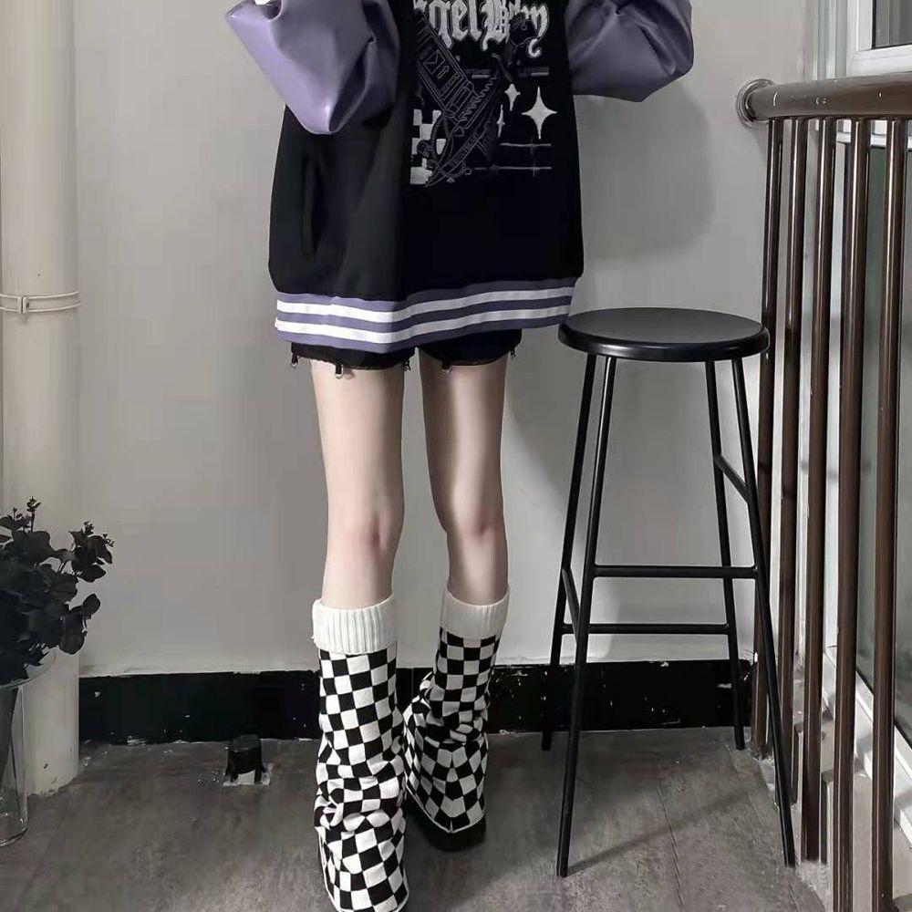 Vớ Ống Rộng Giữ Ấm Chân Kiểu Lolita Ngọt Ngào WMES15H Y2k Cho Nữ