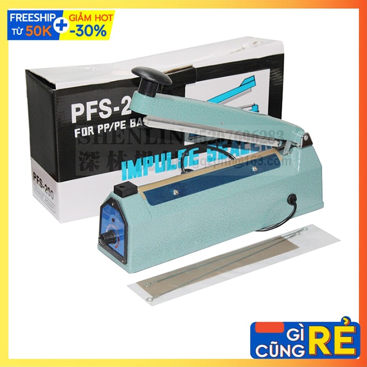 Máy hàn miệng túi PFS 200 vỏ thép