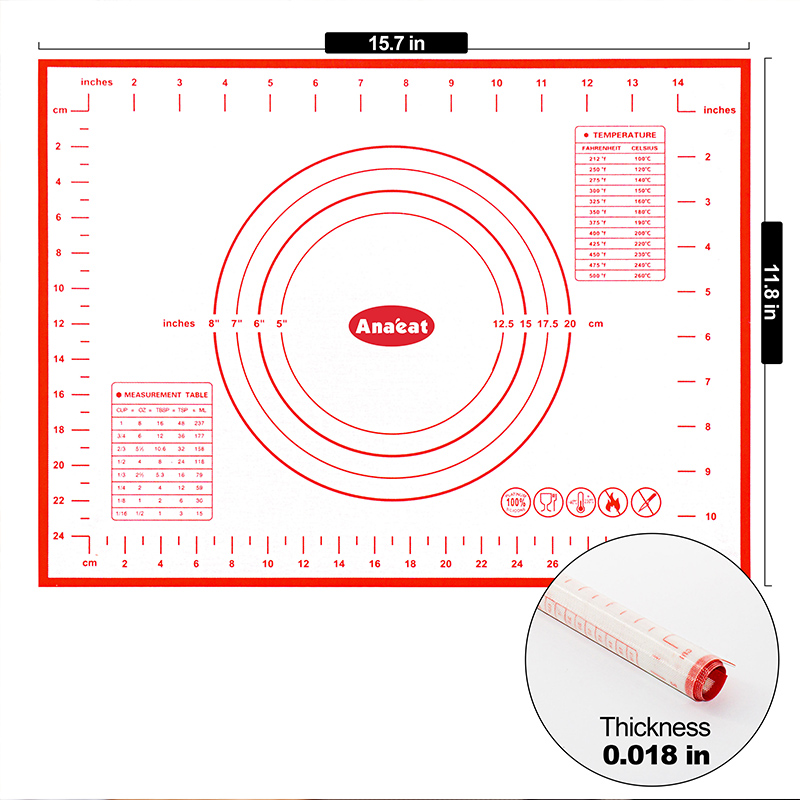 Miếng silicon ANAEAT dùng để nhào nặn bột cho nhà bếp tiện dụng