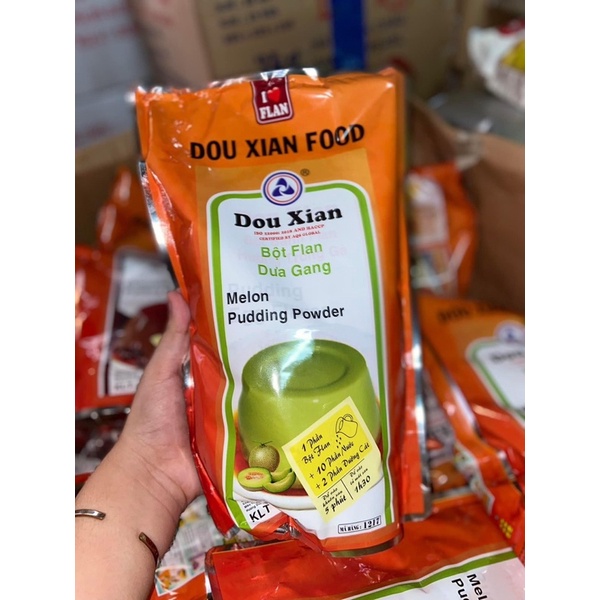 Bột Pudding Hàng Huy (mẫu mới Douxian) gói 1kg