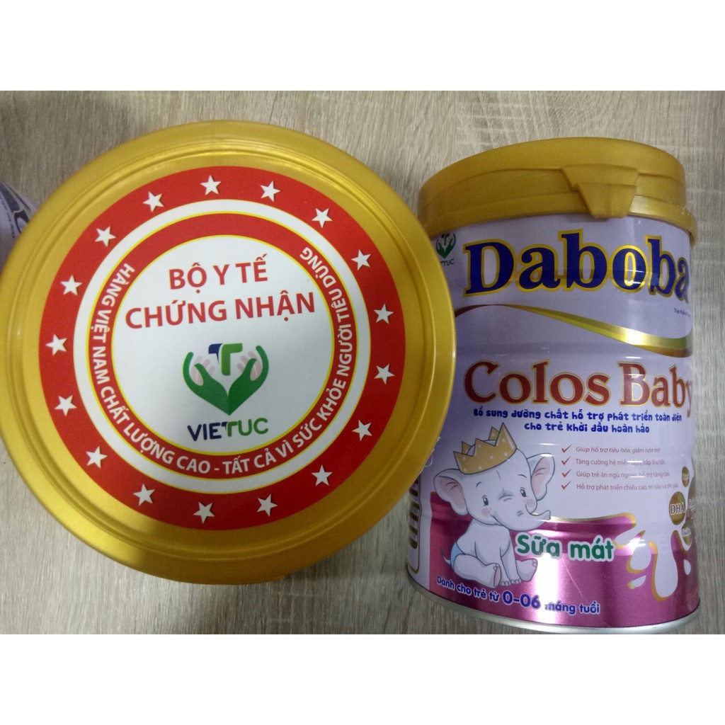 Sữa non dành cho trẻ 0-6 tháng Colos baby Daboba 900g - Miễn dịch tốt, hấp thu khỏe, tăng cân