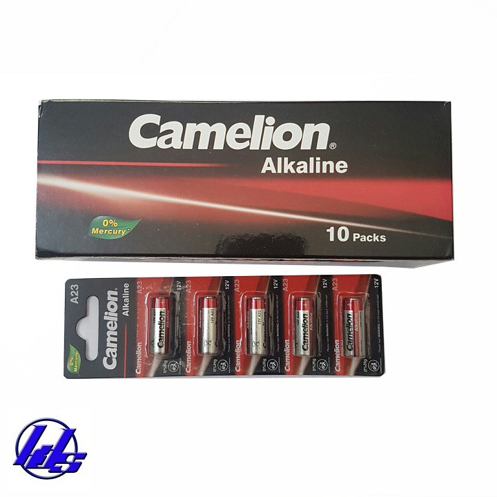 Pin Camelion A23, 23A, 23AE, MN23 Plus Alkaline - Vỉ 5 viên