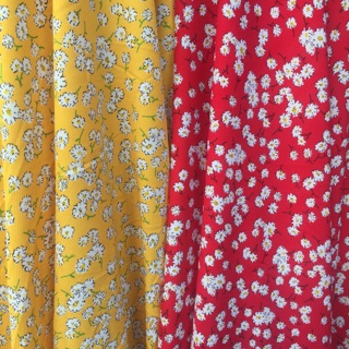 Chéo chun hoa nhí đỏ vàng