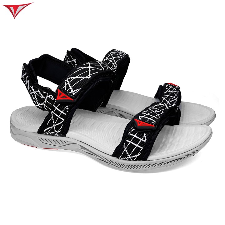 Giày Sandal Nam Nữ Việt Thủy Quai Chéo Ngang Sọc Trắng - VT03