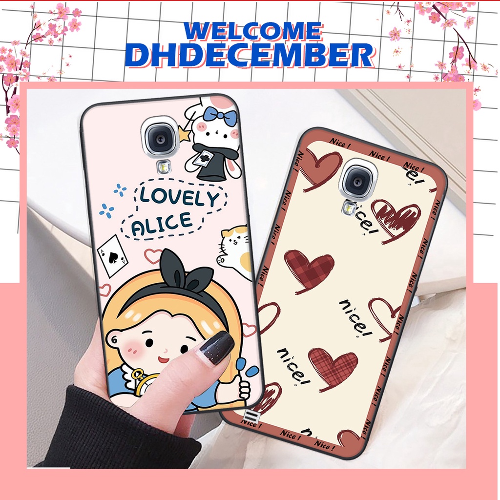 Ốp lưng Samsung  S4 in hình nice ,good luck happy ốp xinh viền dẻo đẹp chất