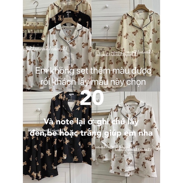 Set pijama (nhiều hình)