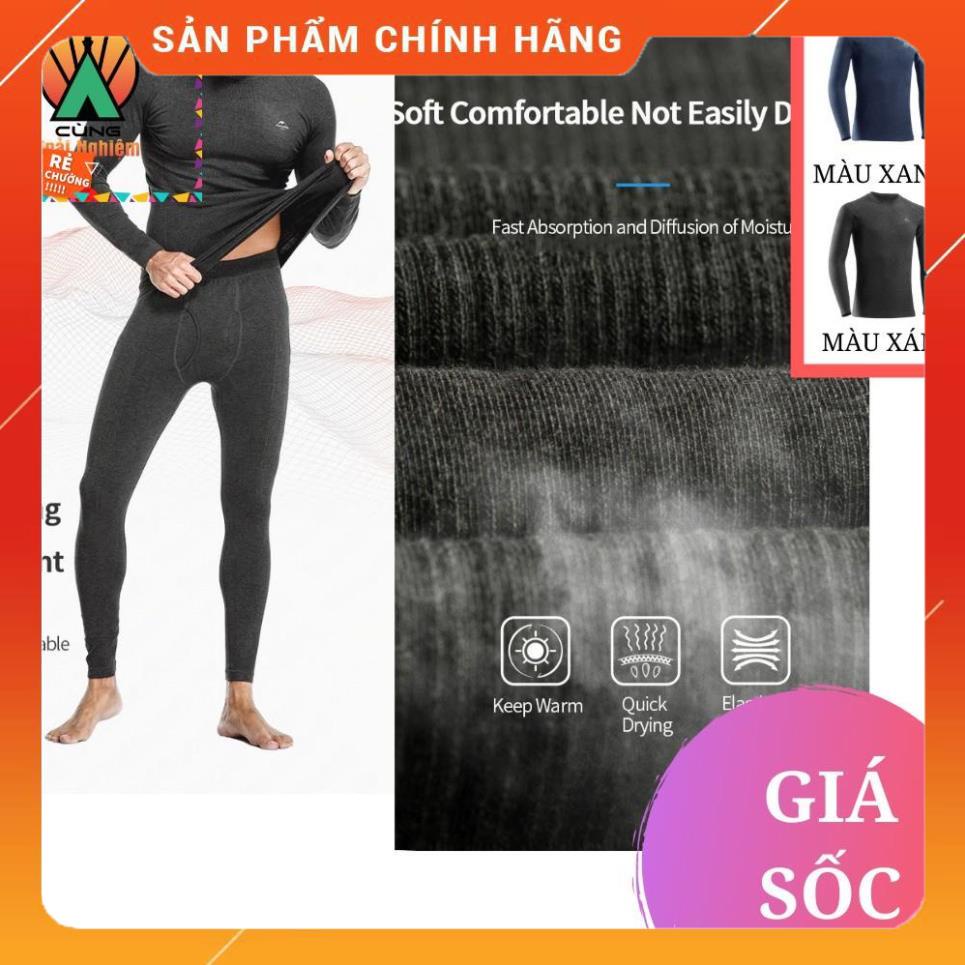 Áo Giữ Nhiệt Sinh Nhiệt HEATMAX Nam Thu Đông NHANH KHÔ Và Khóa Nhiệt Cực Nhanh NatureHike NH19FS023
