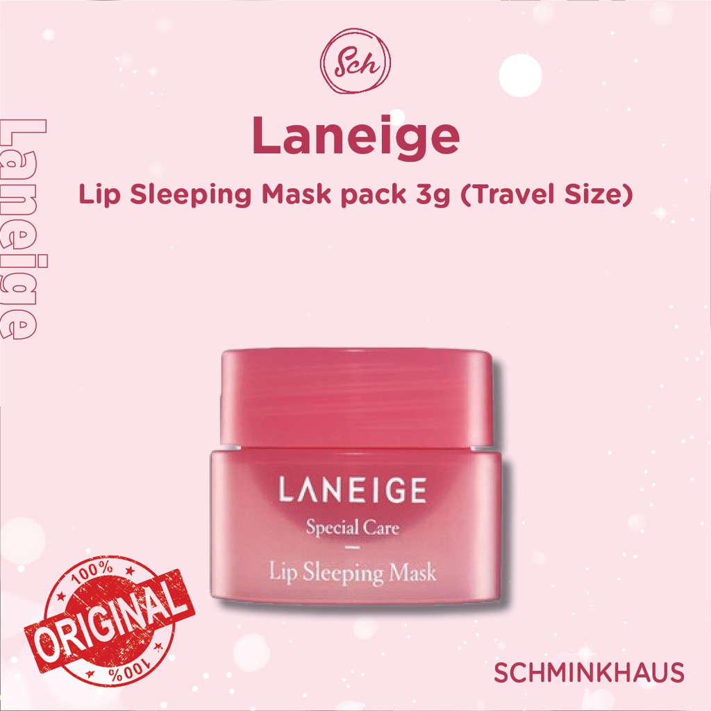 (hàng Mới Về) Mặt Nạ Ngủ Cho Môi Laneige Không Kèm Hộp Đựng