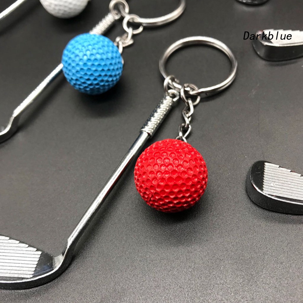 Móc Khóa Hình Quả Bóng Golf Trọng Lượng Nhẹ Xẻ Tà Thời Trang Cho Người Yêu Thể Thao