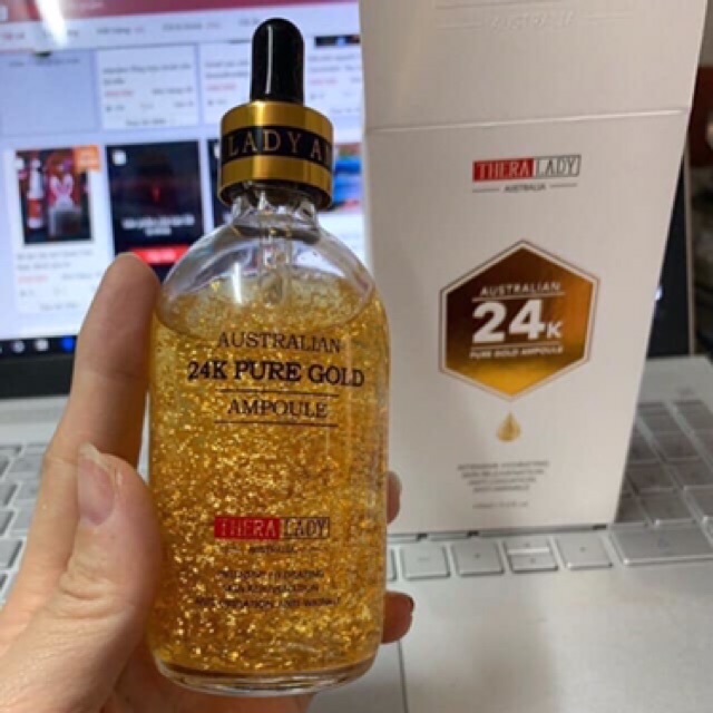 TINH CHẤT VÀNG 24K THERA LADY AMPOULE CAO CẤP CỦA ÚC 100ML