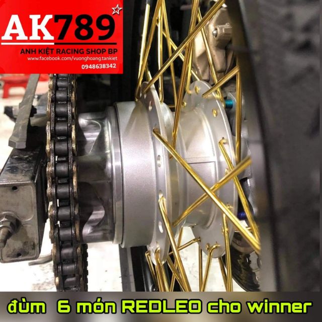 Bánh chỉ winner đùm Redleo niềng x1r