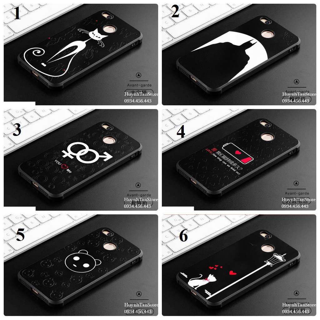 Ốp lưng Xiaomi Redmi 4x chống sốc in hình 3D chính hãng Cocose (MẪU BẤT KÌ)