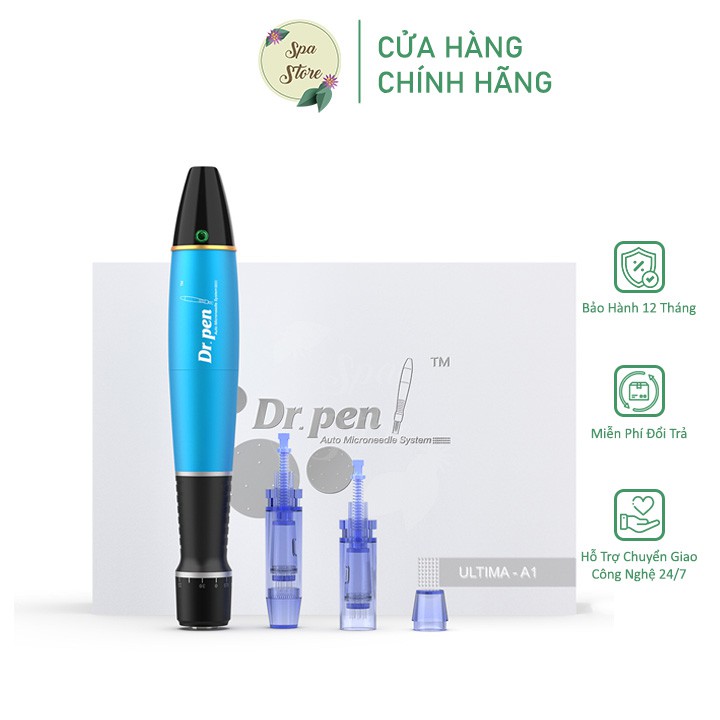 Bút Phi Kim Có Tích Điện Ultima Dr.Pen A1-W Lăn Cao Cấp Chính Hãng Dành Cho Spa Điều Trị Bảo Hành 12 Tháng Hàn Quốc