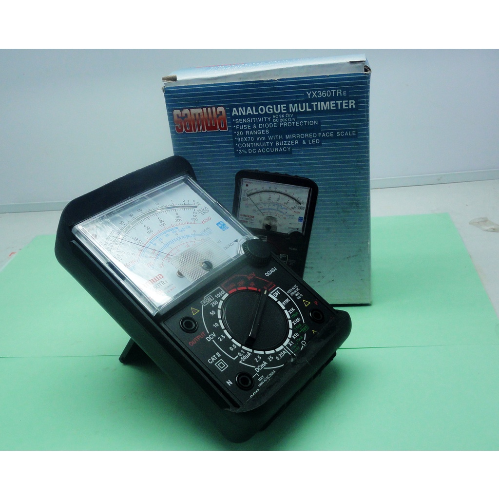 Đồng hồ đo VOM SAMWA YX-360TR (có vỏ su bảo vệ) / Dụng cụ Điện - Điện tử