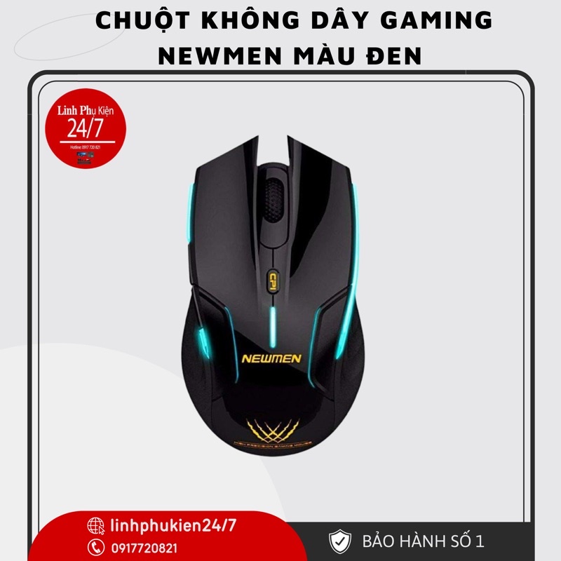 Chuột Gaming Không Dây Newmen E500 (2.4Ghz) - Hàng Chính Hãng Patech Phân Phối
