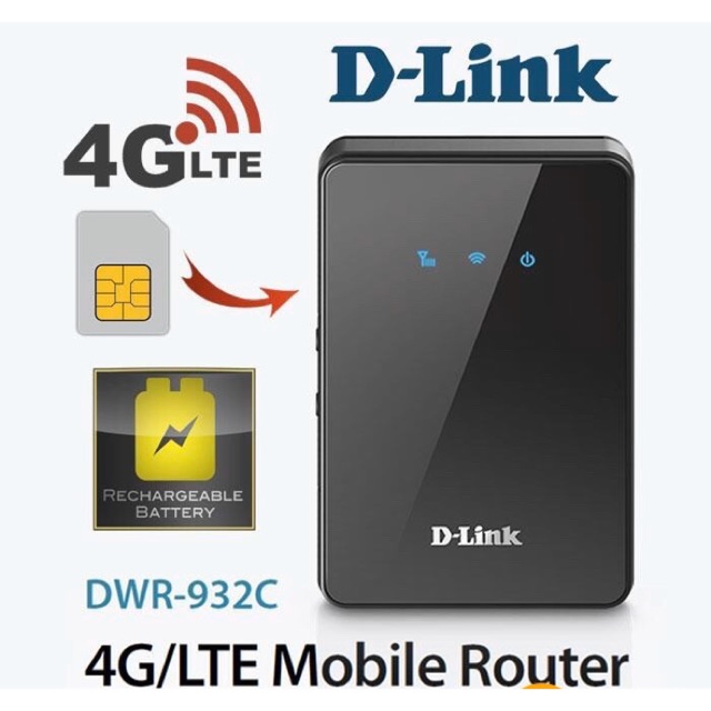 Bộ Phát Wifi 4G DLINK, Hàng Chính hãng