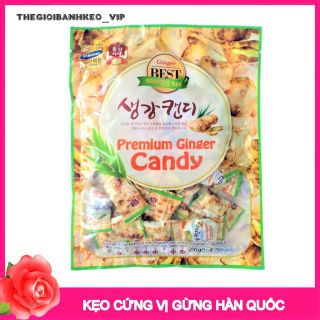 Kẹo Gừng Hàn Quốc Premium Ginger 200gr