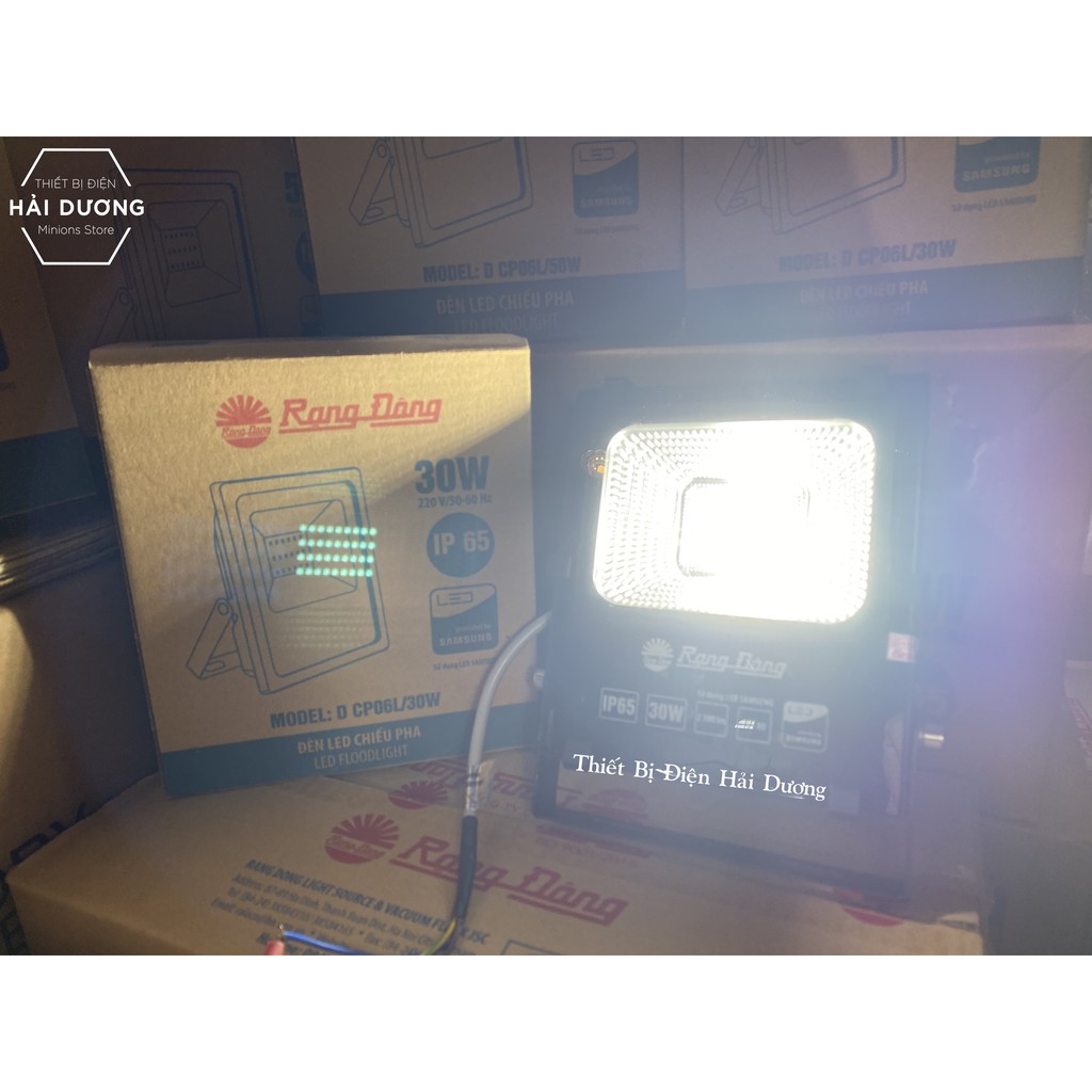 Đèn LED chiếu pha 20W - 30W Rạng Đông Model D CP06L Chip Led Samsung - Bảo Hành 24 Tháng