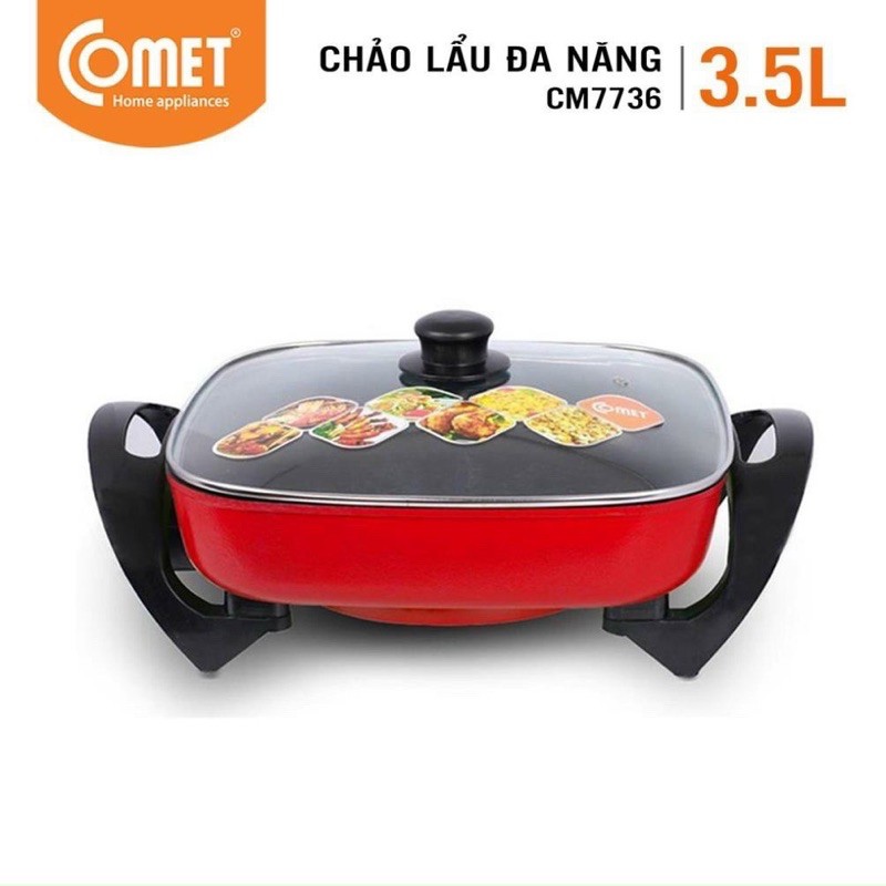 Chảo lẩu điện đa năng Comet CM7736 5L