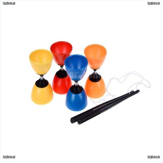 OM Hot Sale Big Bowl Diabolo + Free Plastic Sticks – Chinese YoYo Juggling Toy Gift KS