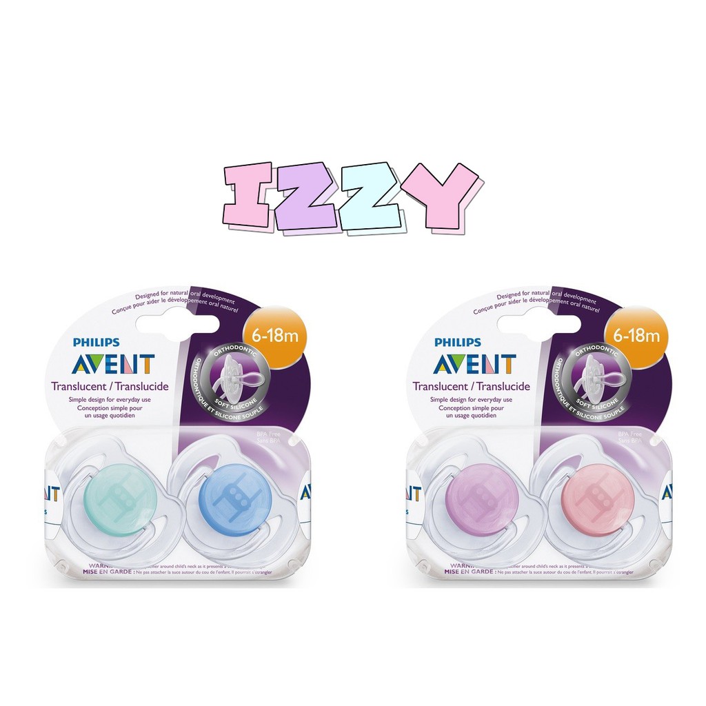 Ti giả chống vẩu Philips Avent Translucent / ultra air 6-18m