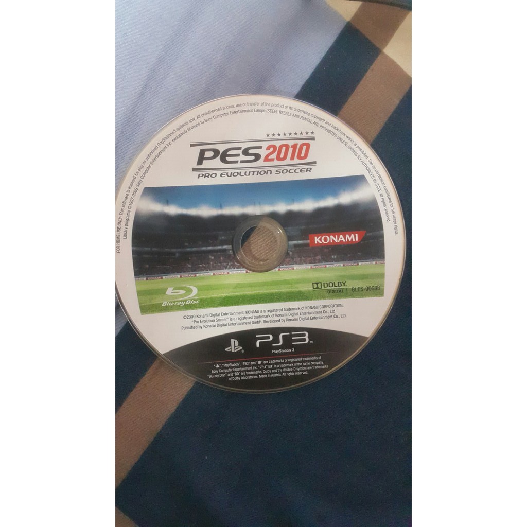 Đĩa game PS3 PES 2010 hộp đầy đủ