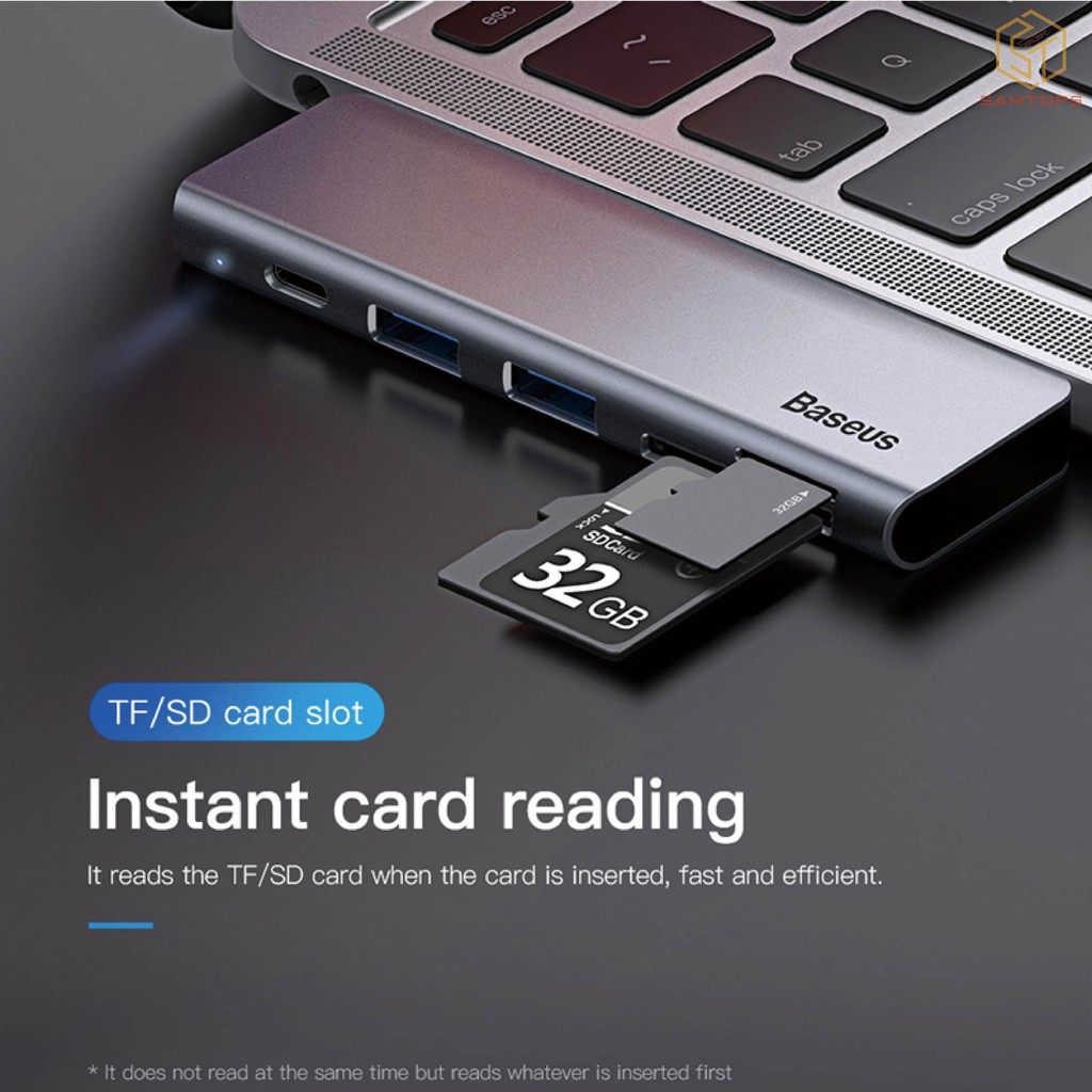 Bộ ChuyểN ĐổI Baseus USB C Sang USB 3.0 Đa CổNg Cho Macbook