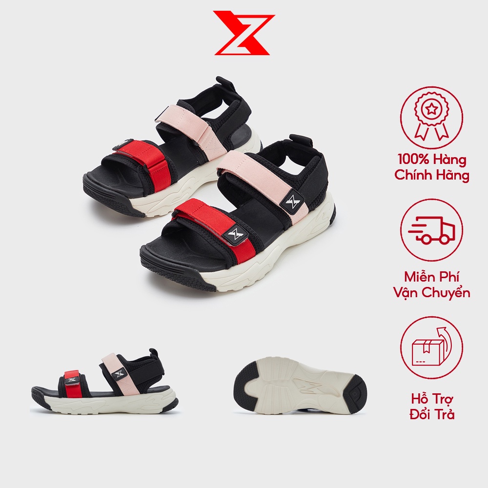 Sandals ZX 2818 Streetwear đế bằng khóa dán nhiều màu