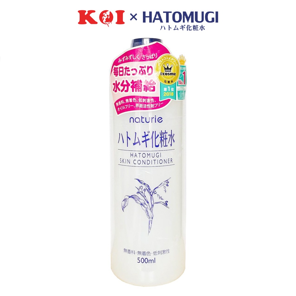 Nước hoa hồng Ý Dĩ Hatomugi Naturie Skin Conditioner 500ml | BigBuy360 - bigbuy360.vn